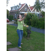 Olga aan het jongleren