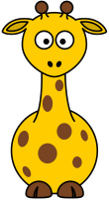 Ook deze giraf is hartstikke blij